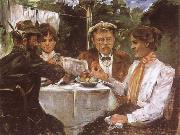 Lovis Corinth, In Max Halbe-s Garden